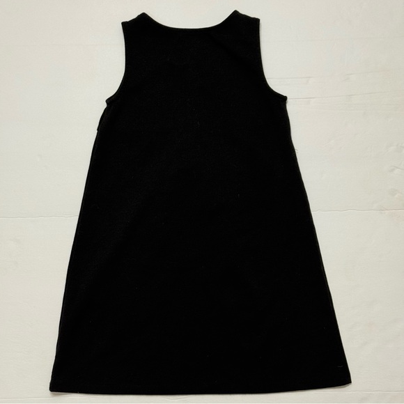 Size S 5/6 The Children’s Place Girls Black Uniform Pont Knit Jumper - Picture 2 of 4